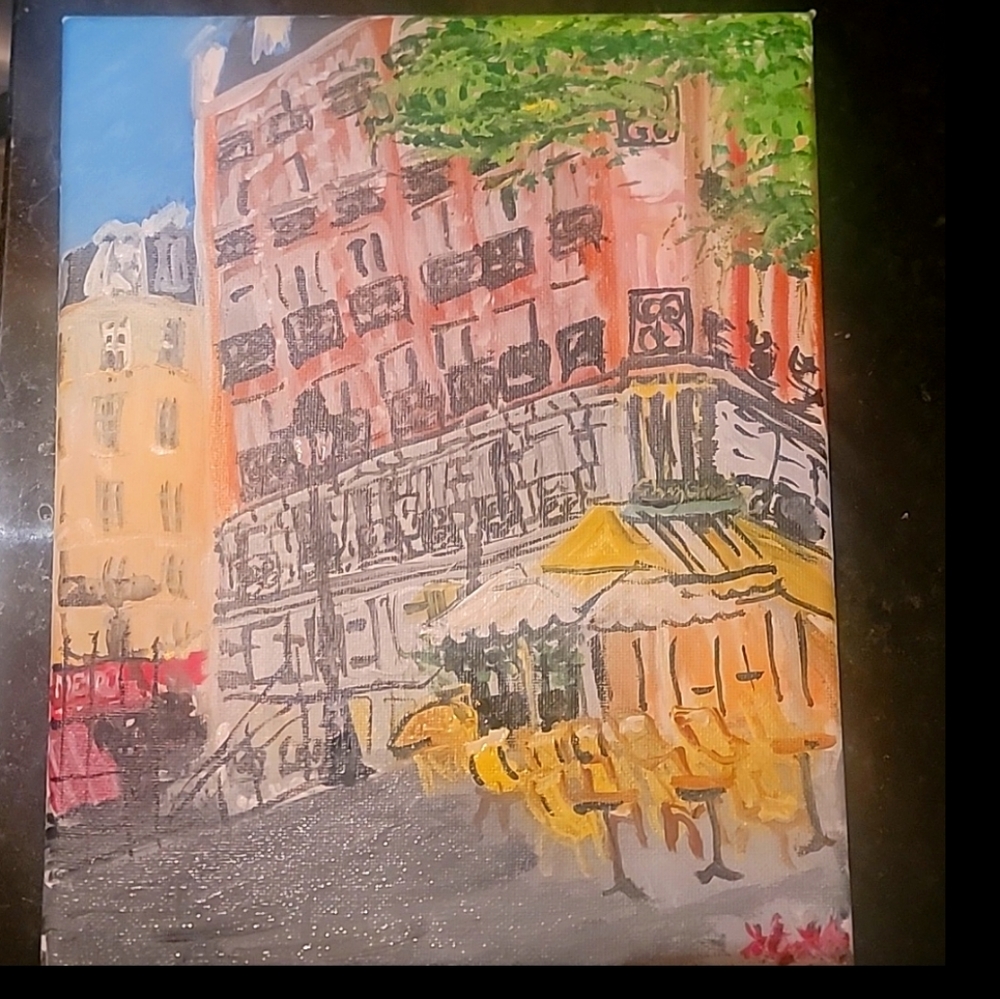 8 x 10 original acrylic painting on canvas